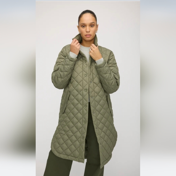 Kit and Ace Jackets & Blazers - Kit & Ace Oslo Women's Olive Quilted Puffer Coat, Size Medium, New with tags